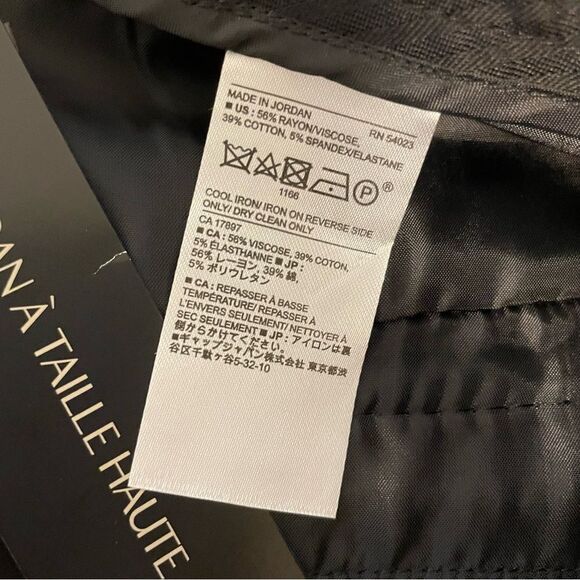 Banana Republic Factory High Rise Sloan Ankle Pants Black Size 6P NWT - Picture 7 of 7